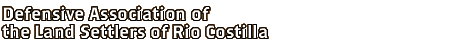 The Defensive Association of Costilla